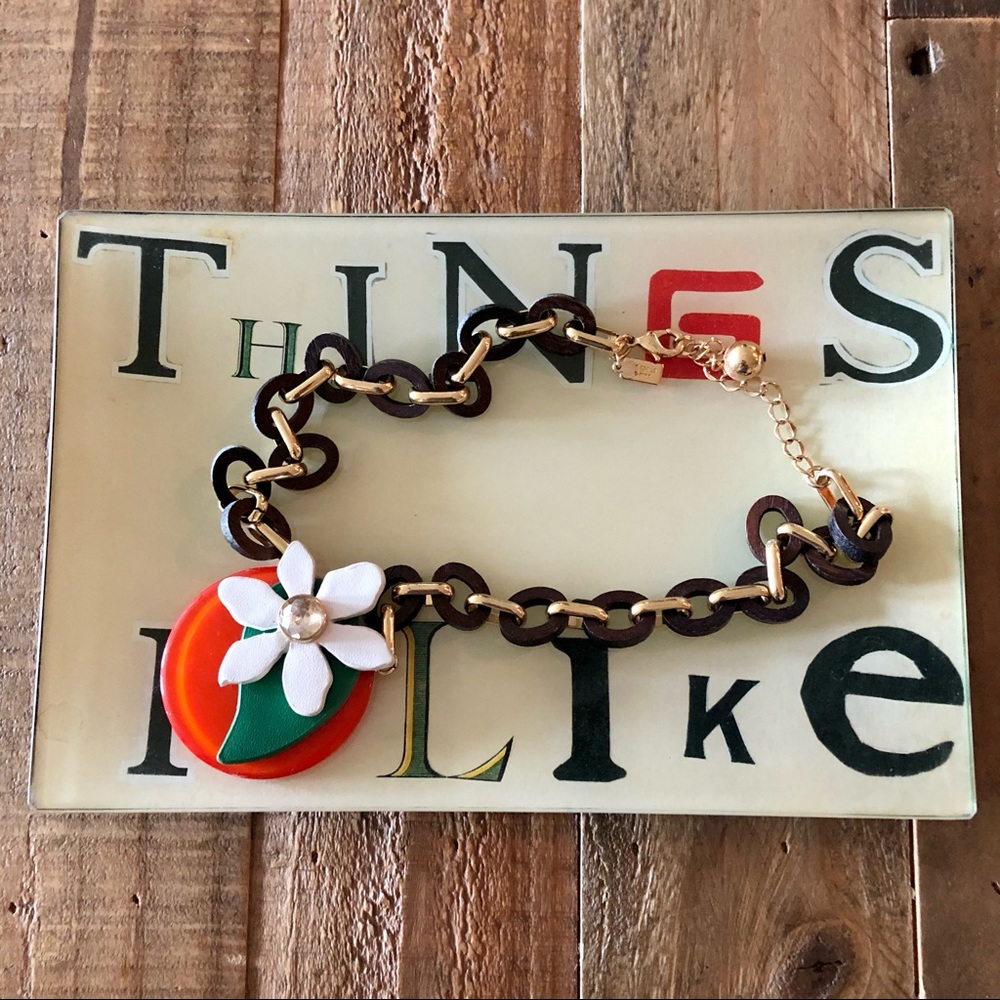 Kate Spade 12k-gold citrus crush pendant necklace
